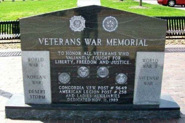 CONCORDIA VETERANS WAR MEMORIAL