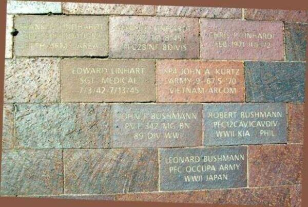 CONCORDIA VETERANS WAR MEMORIAL BRICKS