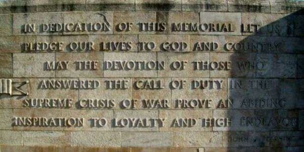 LIBERTY MEMORIAL DEDICATION STONE C