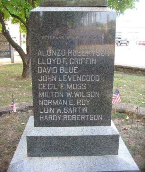 CARTER COUNTY VETERANS MEMORIAL HONOR ROLL STONE C