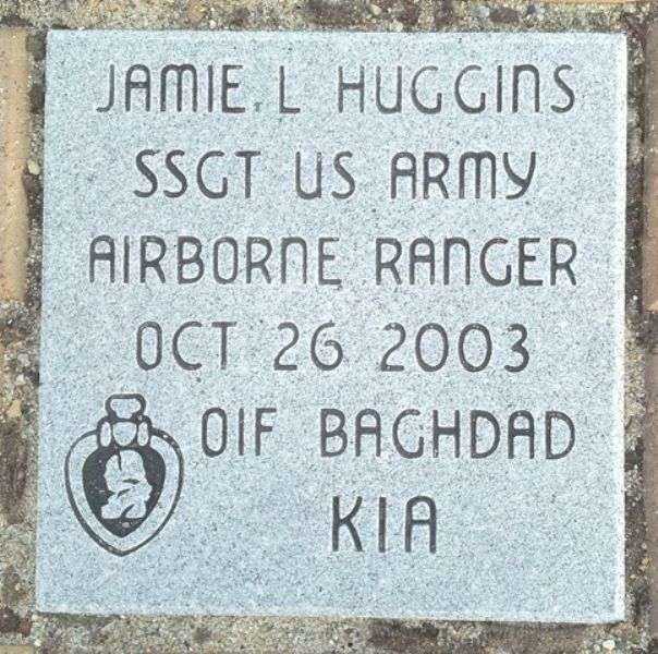 SSGT JAMIE L HUGGINS WAR MEMORIAL PAVER