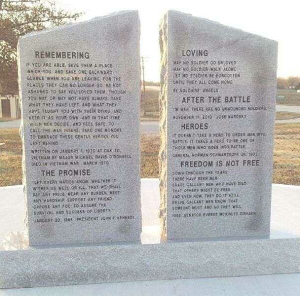 ALL GAVE SOME SOME GAVE ALL WAR MEMORIAL BACK