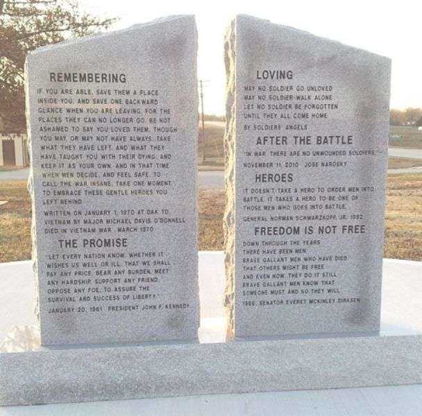 ALL GAVE SOME SOME GAVE ALL WAR MEMORIAL BACK