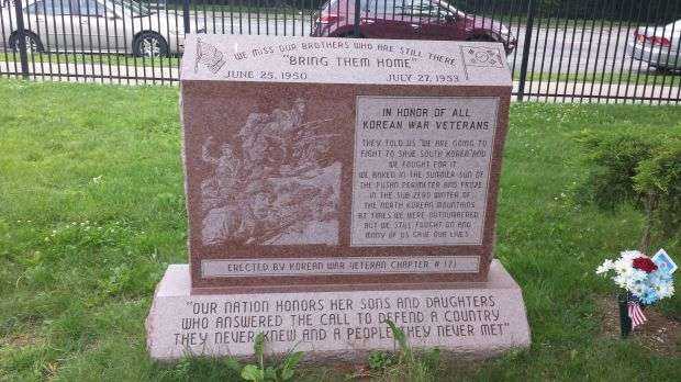 KOREAN WAR VETERAN CHAPTER #171 MEMORIAL