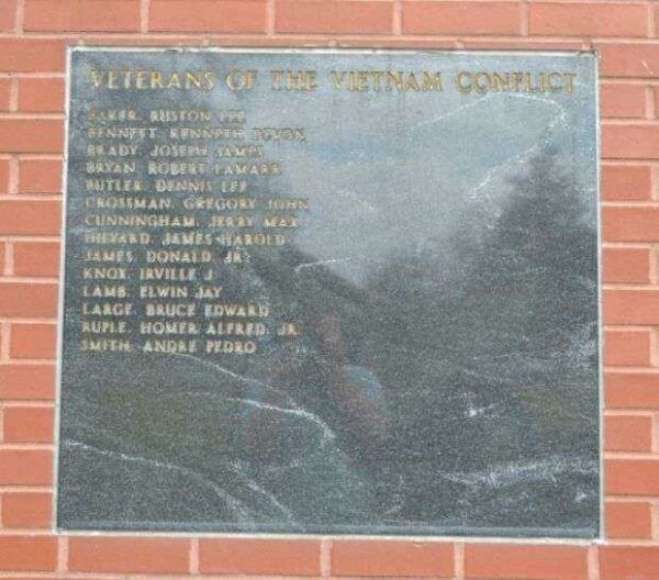 ST. JOSEPH COUNTY VETERANS MEMORIAL PLAQUE F