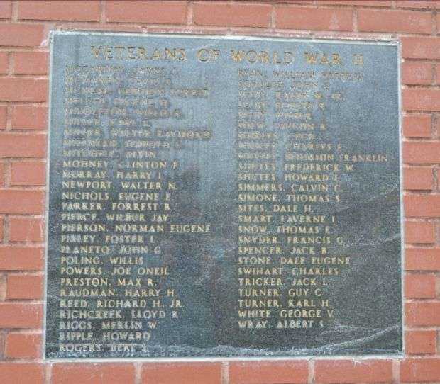 ST. JOSEPH COUNTY VETERANS MEMORIAL PLAQUE D
