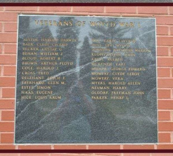 ST. JOSEPH COUNTY VETERANS MEMORIAL PLAQUE A