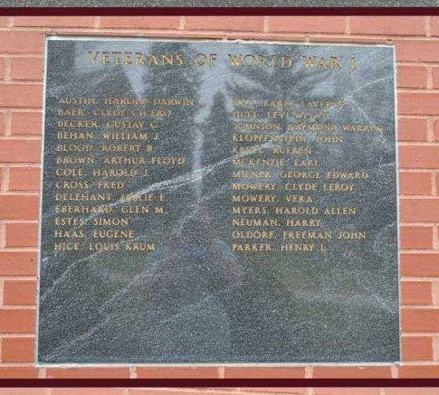 ST. JOSEPH COUNTY VETERANS MEMORIAL PLAQUE A
