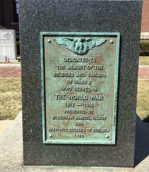 WARD 2 SOLDIERS AND SAILORS WORLD WAR MEMORIAL PLAQUE