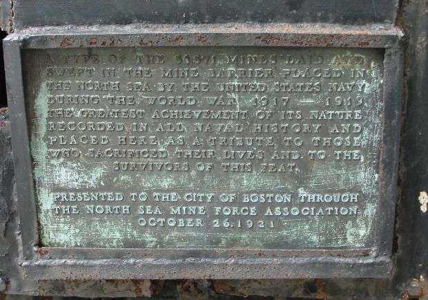 NORTH SEA MINE FORCE MEMORIAL PLAQUE