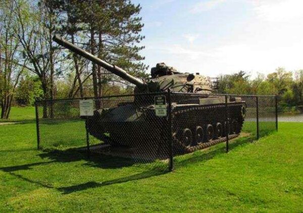 FRANK J SZOT MEMORIAL PARK M60A3 TANK