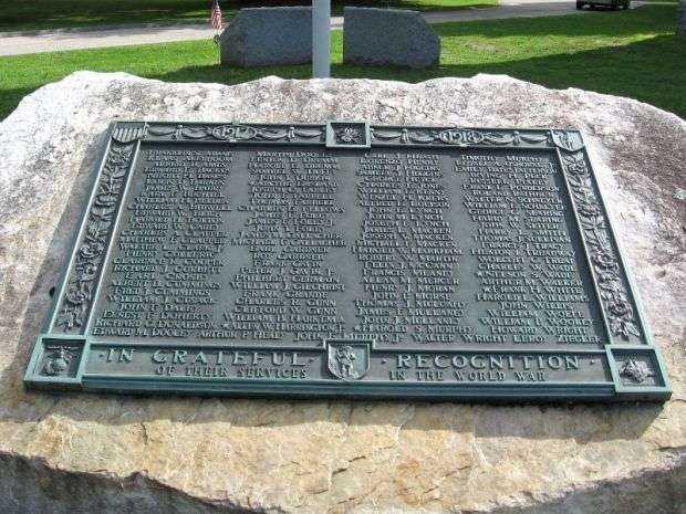 STOCKBRIDGE WORLD WAR I VETERANS MEMORIAL