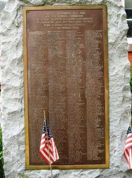 GREAT BARRINGTON AND HOUSTONIC WORLD WAR MEMORIAL