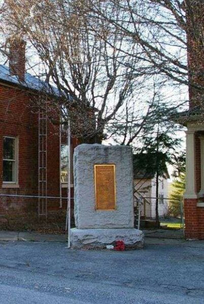 LEITERSBURG DISTRICT WORLD WAR MEMORIAL