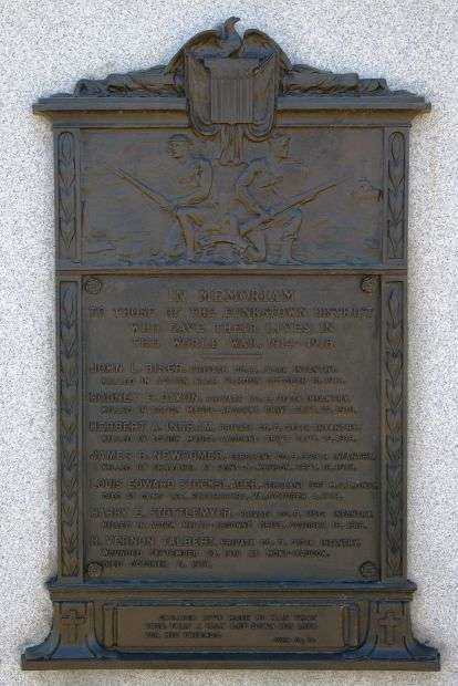 FUNKSTOWN DISTRICT WORLD WAR MEMORIAL PLAQUE B