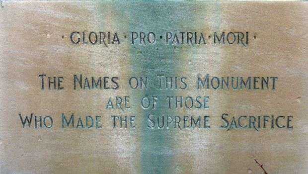 ST. MARY’S COUNTY WORLD WAR I MEMORIAL DEDICATION STONE B