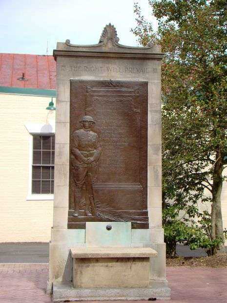 PRINCE GEORGE’S COUNTY WORLD WAR I MEMORIAL FRONT