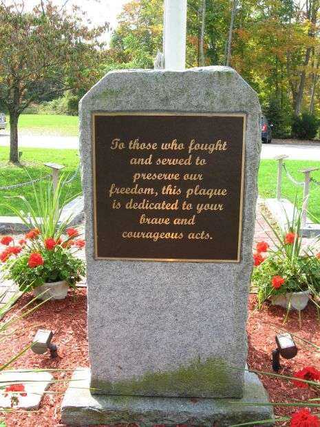 NEW FAIRFIELD VETERANS MEMORIAL FRONT