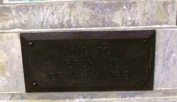 CECIL COUNTY WORLD WAR I MONUMENT PLAQUE B