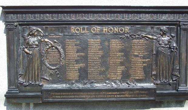 CHESAPEAKE CITY AND THE SECOND ELECTION DISTRICT OF CECIL COUNTY WORLD WAR I MEMORIAL PLAQUE