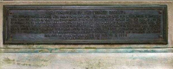 ST. JOHN’S COLLEGE ALUMNI WORLD WAR I MEMORIAL PLAQUE