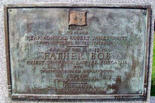 FATHER BOB” WAR MEMORIAL PLAQUE