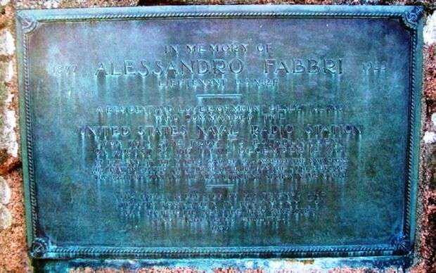 LIEUTENANT ALESSANDRO FABBI WAR MEMORIAL PLAQUE