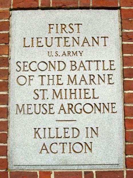 ROBINSON WAR MEMORIAL GATE STONE B