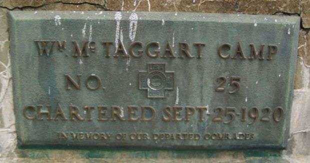 INDEPENDENCE VETERANS ORGANIZATIONS MEMORIAL FLAGPOLE PLAQUE B