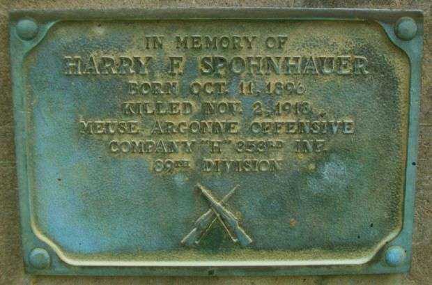 DEWLEN-SPOHNHAUER MEMORIAL BRIDGE PLAQUE B