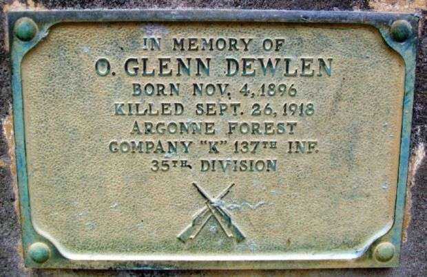 DEWLEN-SPOHNHAUER MEMORIAL BRIDGE PLAQUE A