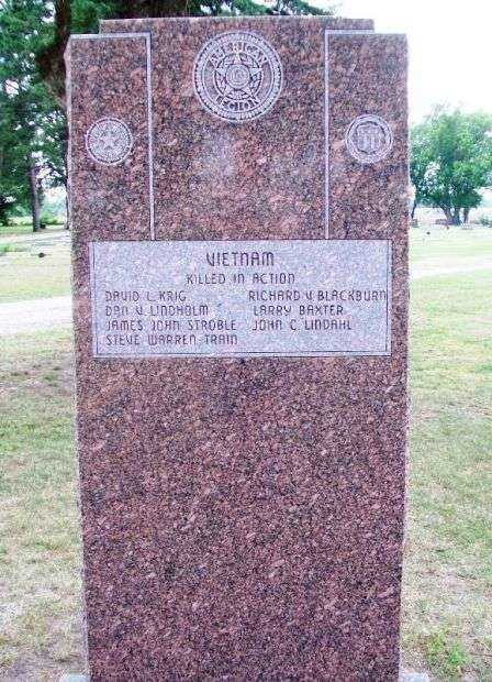 LINDSBORG WAR MEMORIAL BACK