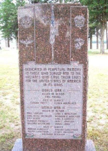 LINDSBORG WAR MEMORIAL FRONT