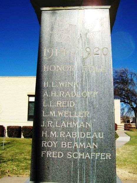 LOGAN COUNTY WORLD WAR I MEMORIAL STONE B