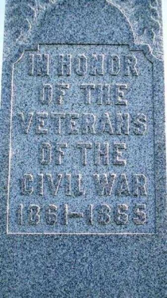 ELM GROVE-CADMUS CEMETERY WAR MEMORIAL STONE A