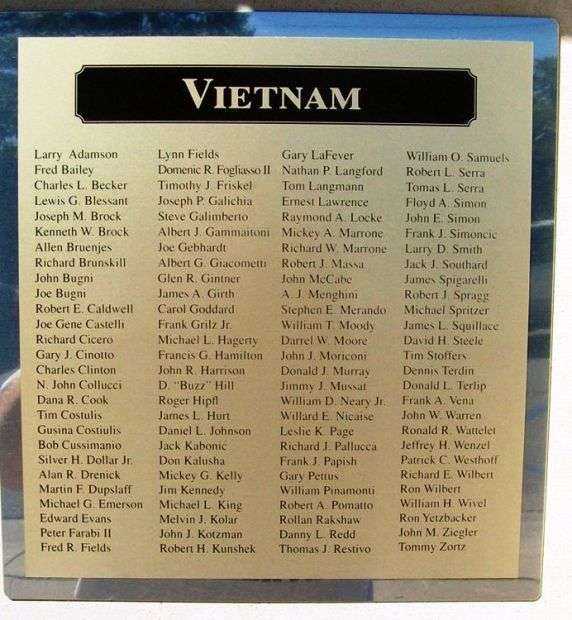 FRONTENAC VETERANS HONOR ROLL MEMORIAL PLAQUE I