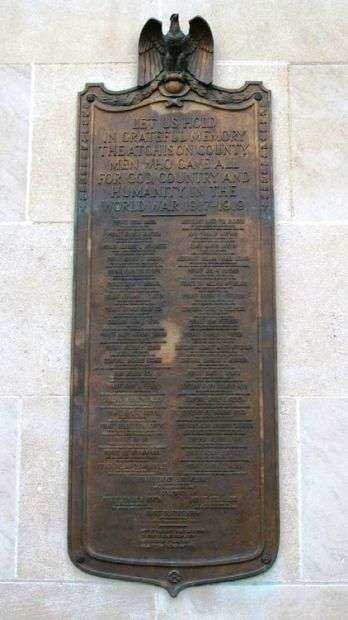 ATCHISON COUNTY WORLD WAR I MEMORIAL