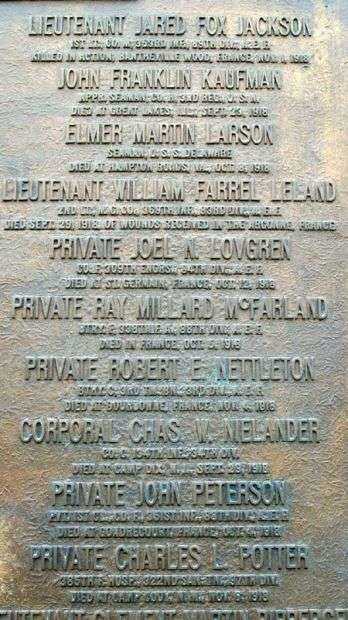 ATCHISON COUNTY WORLD WAR I MEMORIAL PLAQUE D