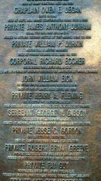 ATCHISON COUNTY WORLD WAR I MEMORIAL PLAQUE B