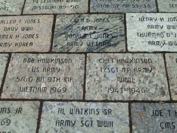 BAXTER SPRINGS VETERAN’S MEMORIAL PAVERS
