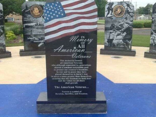 BAXTER SPRINGS VETERAN’S MEMORIAL DEDICATION STONE