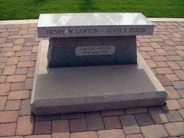 LAWTON-BYRUM WAR MEMORIAL BENCH