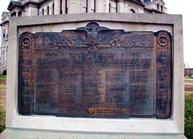 PARKE COUNTY WORLD WARS HONOR ROLL MEMORIAL