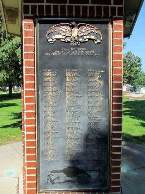 LAGRANGE COUNTY WAR MEMORIAL PLAQUE B
