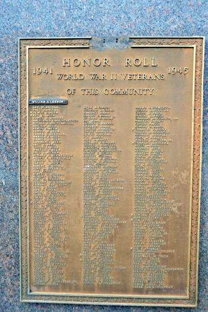 MILFORD WORLD WARS HONOR ROLL MEMORIAL PLAQUE B