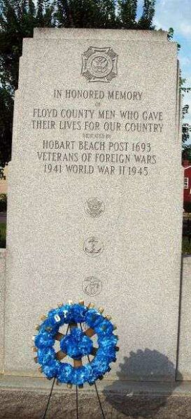 FLOYD COUNTY WORLD WAR II MEMORIAL A