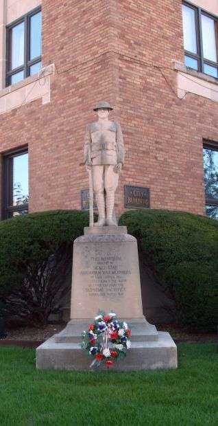 CASS COUNTY GOLD STAR AMERICAN WAR MOTHERS WORLD WAR I MEMORIAL