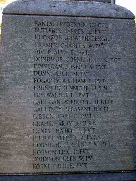 CASS COUNTY GOLD STAR AMERICAN WAR MOTHERS WORLD WAR I MEMORIAL STONE A