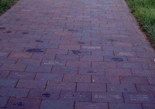 BARTHOLOMEW COUNTY WAR MEMORIAL BRICKS