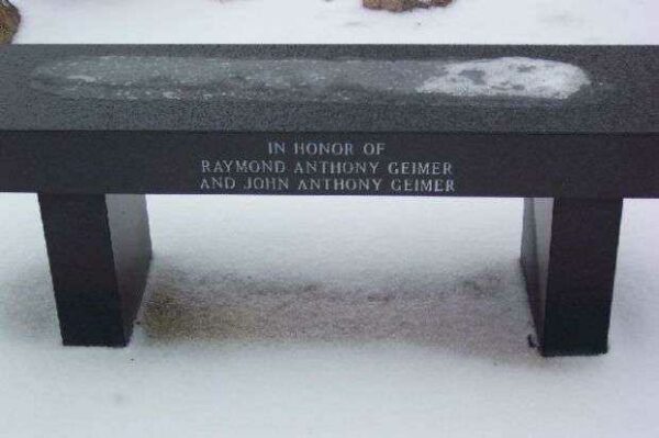 GEIMER FAMILY MEMORIAL BENCH
